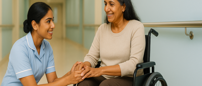 Compassionate Home Care & Nursing Services 24×7 elderly care, post-operative support, skilled nursing, physiotherapy at home — trusted caregivers, transparent pricing, fast response.